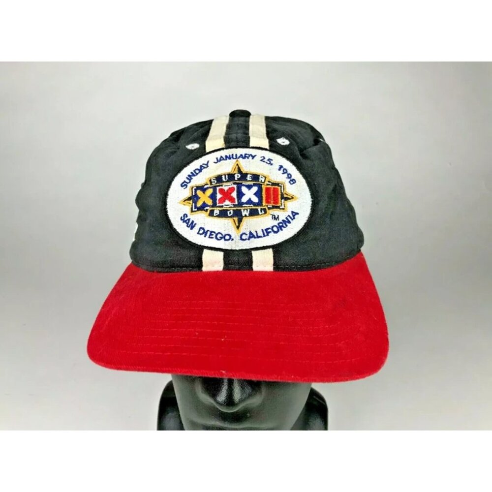 Pro Player Black‎ Red Super Bowl XXXI Official Beer Fit All Snapback Cap Size OS